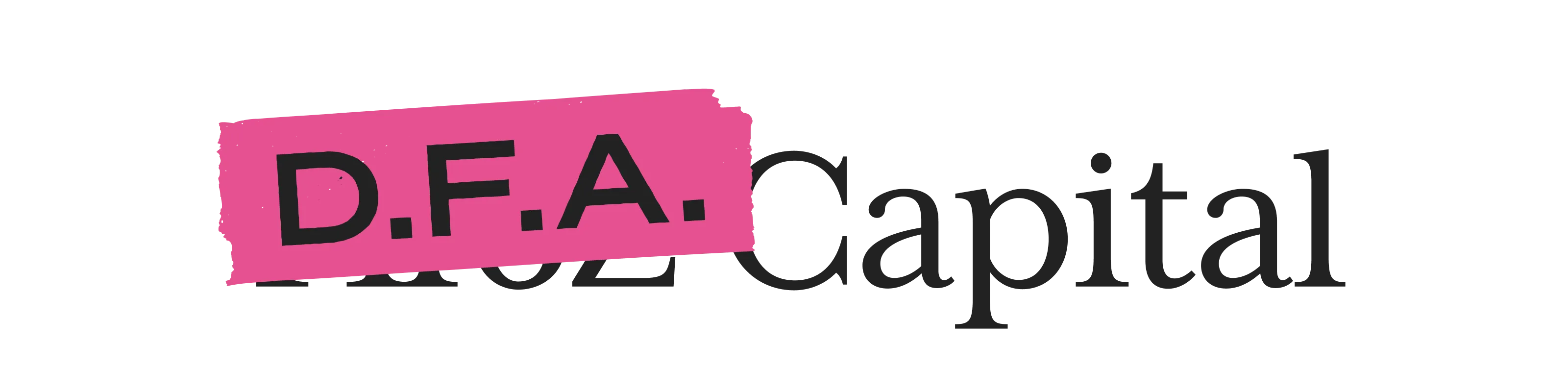 D.F.A. Capital Logo variation